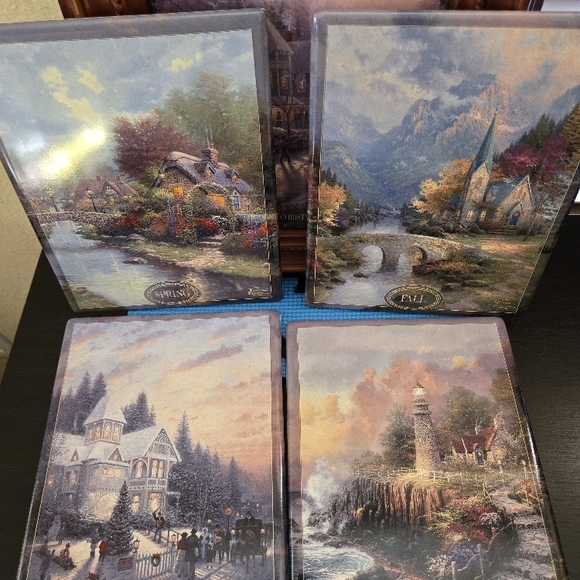 Thomas Kinkade Seasonal Art Set - Picture 7 of 8